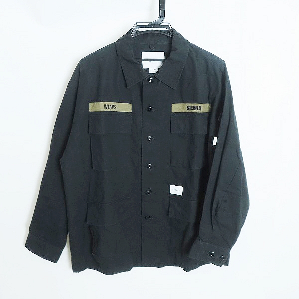 実際に弊社で買取させて頂いたWTAPS/ダブルタップス JUNGLE LS SHIRT/ジャングルシャツ/192WVDT-SHM03/01