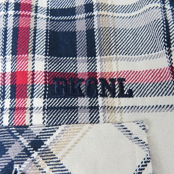 実際に弊社で買取させて頂いたBackChannel/バックチャンネル チェック柄 フランネルシャツ/Lの画像 5枚目