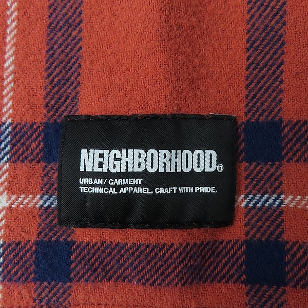 実際に弊社で買取させて頂いたNEIGHBORHOOD/ネイバーフッド 23AW TARTAN CHECK SHIRT LS チェックネルシャツ 232BENH-SHM02/Lの画像 3枚目