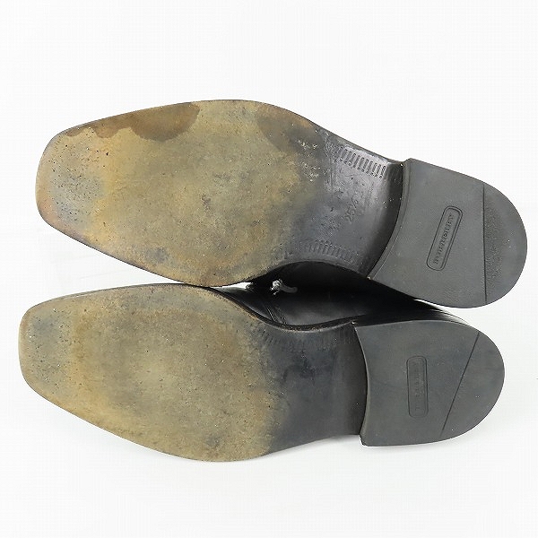 実際に弊社で買取させて頂いたBURBERRY/バーバリー レザー レースアップシューズ/25.5の画像 2枚目