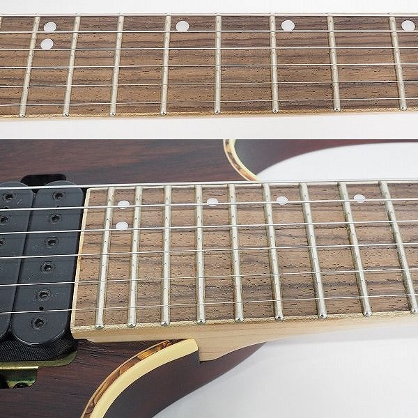 実際に弊社で買取させて頂いた★Ibanez/アイバニーズ  Premium RG721 CNF エレキギター リアピックアップ ダンカン製搭載 ギグケース付の画像 3枚目