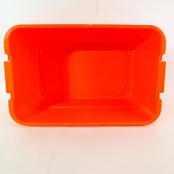 実際に弊社で買取させて頂いたBEAMS/ビームス トランクカーゴ 50l コンテナボックス オレンジの画像 7枚目