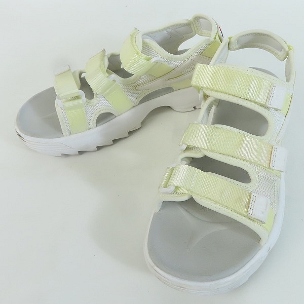 実際に弊社で買取させて頂いたFILA/フィラ DISRUPTOR SANDAL WHITE 19SS-S ディスラプター サンダル F0304-2001/26