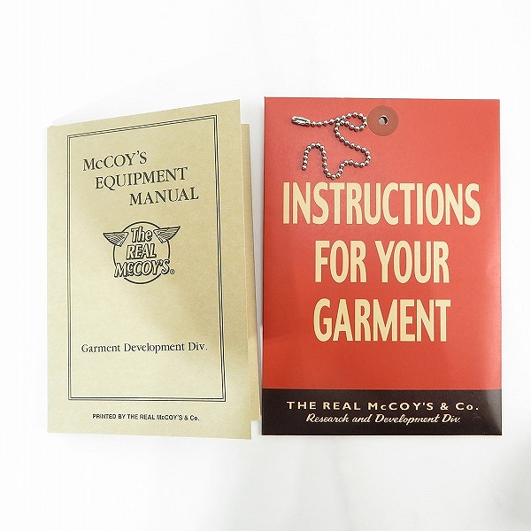 実際に弊社で買取させて頂いたThe REAL McCOY'S/リアルマッコイズ マッキーノジャケット W-669-QM-CIV/36の画像 4枚目