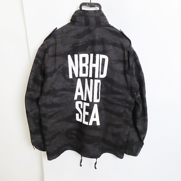 実際に弊社で買取させて頂いたWIND AND SEA×NEIGHBORHOOD/ウィンダンシー×ミリタリージャケット WDS-C-NBHD-23-Q3-06/Lの画像 1枚目
