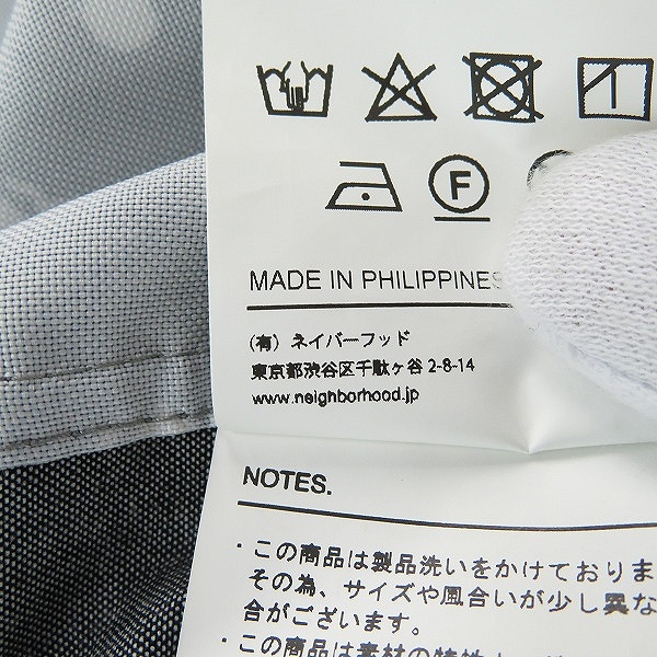 実際に弊社で買取させて頂いたNEIGHBORHOOD/ネイバーフッド BANDANA CHOPPED-2 CE-SHIRT LS バンダナ 長袖シャツ/212TSNH-SHM05/Sの画像 4枚目