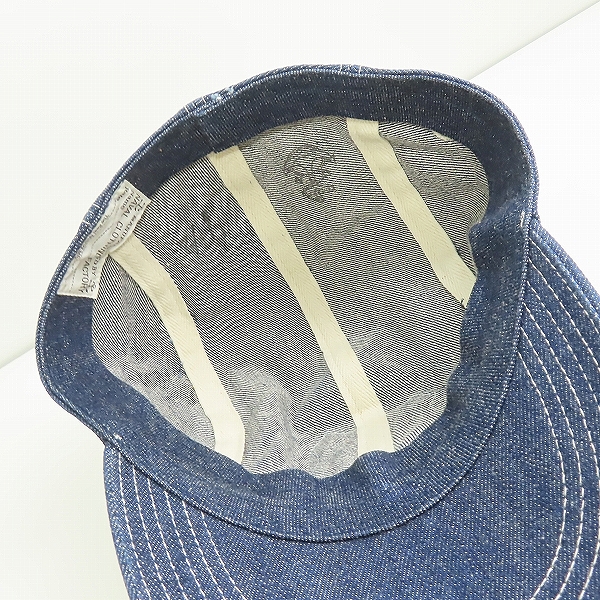 実際に弊社で買取させて頂いたThe REAL McCOY'S/リアルマッコイズ U.S.NAVY ワッペン デニムキャップ の画像 4枚目