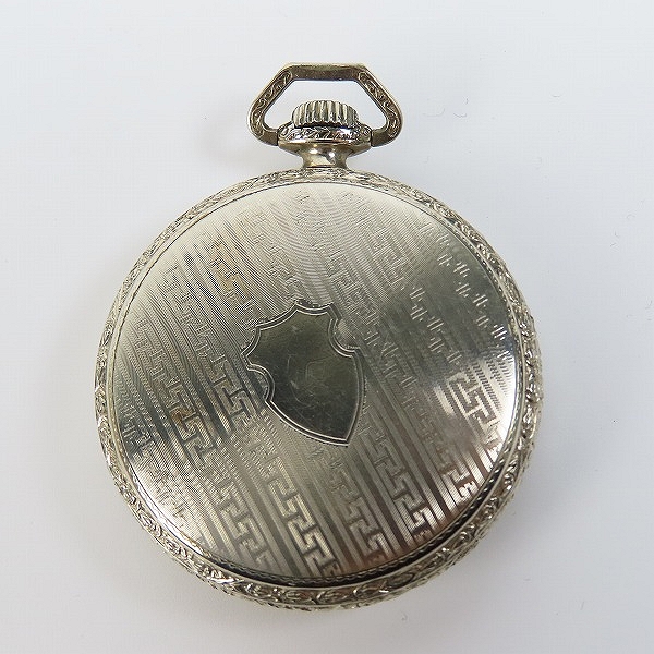 実際に弊社で買取させて頂いた【ジャンク】DUEBER HANPDEN/ハンプデン スモセコ 手巻き ヴィンテージ 懐中時計の画像 1枚目