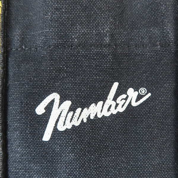 実際に弊社で買取させて頂いたNUMBER (N)INE×Fender/ナンバーナイン×フェンダー ロゴ グラフィック トートバッグの画像 4枚目