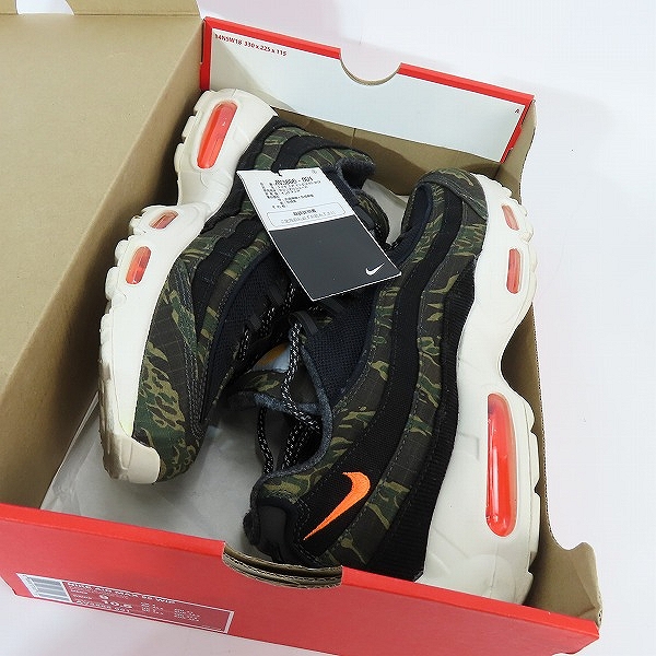 実際に弊社で買取させて頂いたNIKE×CARHARTT/ナイキ×カーハート AIR MAX 95 エアマックス95 スニーカー AV3866-001 /27の画像 8枚目