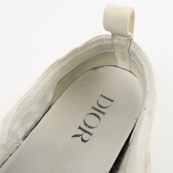 実際に弊社で買取させて頂いたDior Homme/ディオールオム スニーカー キャンバス オブリーク ロー/19EDC/40の画像 4枚目