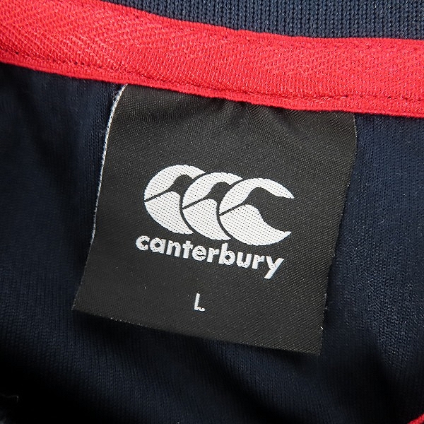 実際に弊社で買取させて頂いたCANTERBURY/カンタベリー ブリティッシュ＆アイリッシュ・ライオンズ ウィンガーポロ ネイビー/RA31272 /Lの画像 2枚目