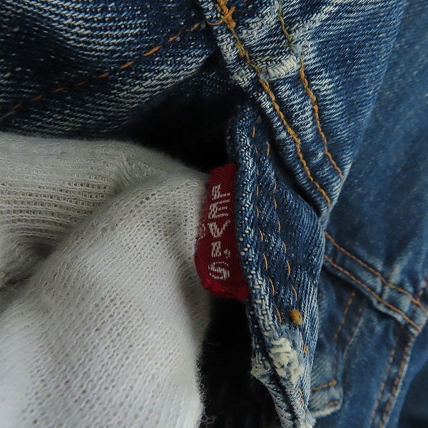 実際に弊社で買取させて頂いたLevi's/リーバイス 60s BIGE ビッグE 70505  デニムジャケットの画像 2枚目