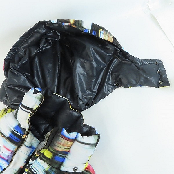 実際に弊社で買取させて頂いたANREALAGE/アンリアレイジ 12AW ネオンプリント ダウンベスト/2の画像 5枚目