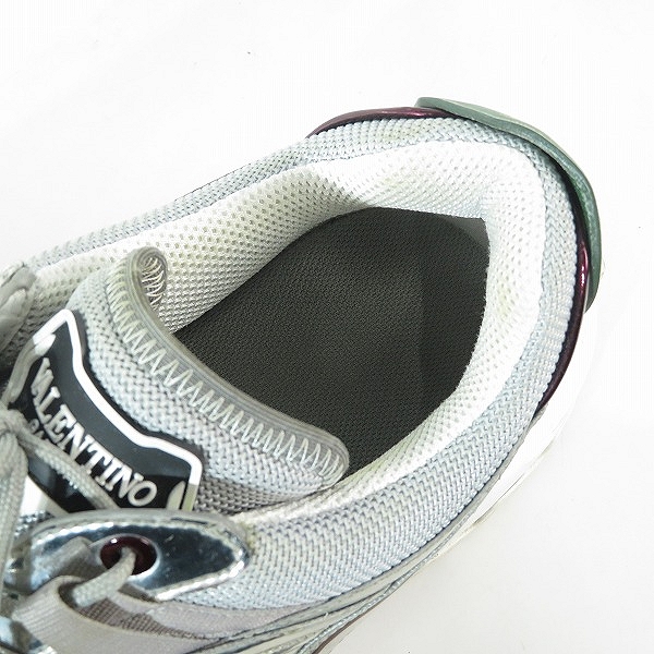 実際に弊社で買取させて頂いたVALENTINO GARAVANI × UNDERCOVER/ヴァレンティノ×アンダーカバー ローカットスニーカー TSC20Y0/43の画像 4枚目