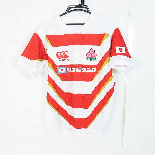 実際に弊社で買取させて頂いたcanterbury/カンタベリー 2019年 ラグビーワールドカップ 日本代表 ホーム レプリカジャージ RG30095/L