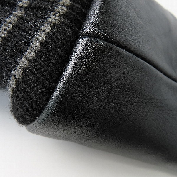 実際に弊社で買取させて頂いたSCHOTT/ショットワンスター FAT別注 切り返し袖革ウールJK 7390/34の画像 8枚目