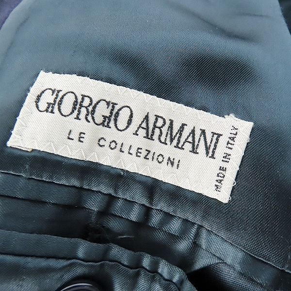 実際に弊社で買取させて頂いたGIORGIO ARMANI/ジョルジオアルマーニ ウール ロングコート/38の画像 2枚目