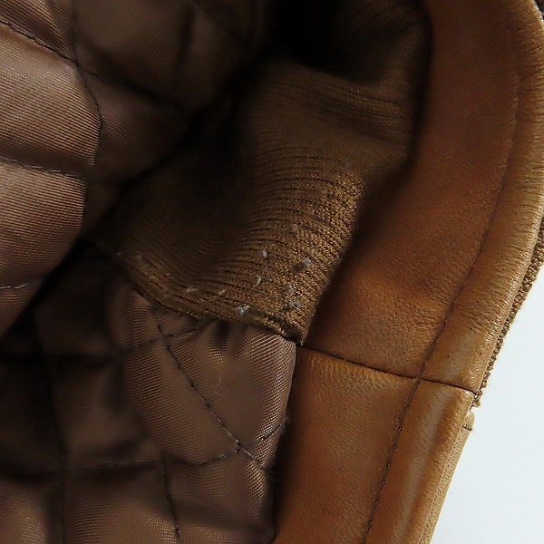 実際に弊社で買取させて頂いたglamb/グラム ラムレザー ダブルライダース ジャケット GB14AW/JKT04/3の画像 5枚目