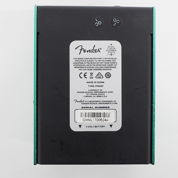 実際に弊社で買取させて頂いたFender/フェンダー MARINE LAYER REVERB リバーブ エフェクター【動作確認済】の画像 7枚目