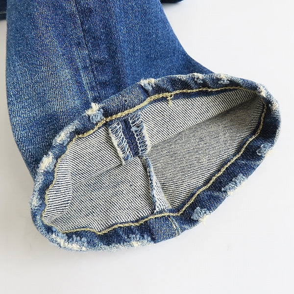 実際に弊社で買取させて頂いたglamb/グラム リペア加工 デニムパンツ /Lの画像 4枚目