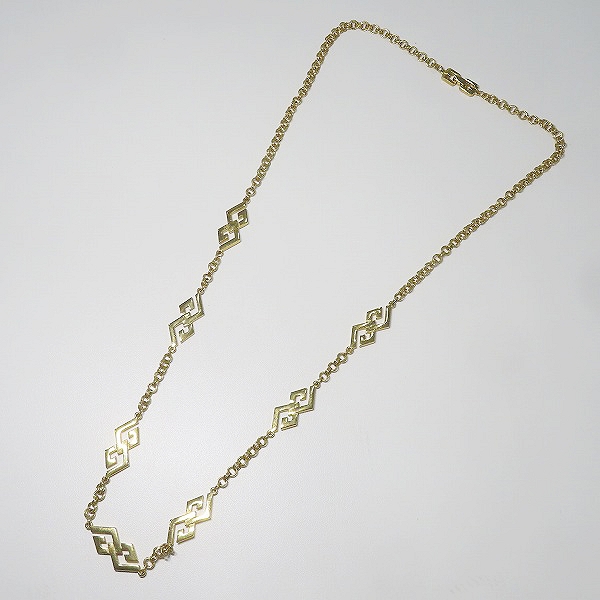 実際に弊社で買取させて頂いたGIVENCHY/ジバンシィ ロゴリンク チェーンネックレス ゴールドの画像 5枚目