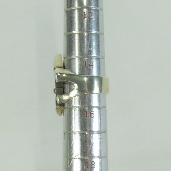 実際に弊社で買取させて頂いたCRAZY PIG/クレイジーピッグ ヘビー フレアーデリス フラットトップ リング/指輪 15号の画像 7枚目