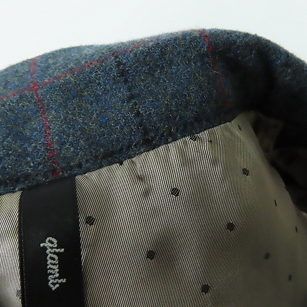 実際に弊社で買取させて頂いたglamb/グラム チェックウール テーラードジャケット/パンツ/セットアップ/3/4の画像 6枚目