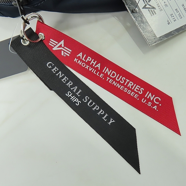 実際に弊社で買取させて頂いた【未使用】SHIPS GENERAL SUPPLY×ALPHA INDUSTRIES/シップスジェネラルサプライ×アルファ ボディバッグ/ウエストバッグの画像 6枚目