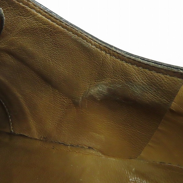 実際に弊社で買取させて頂いたParaboot/パラブーツ AVIGNON/アヴィニョン レザーシューズ ブラックの画像 7枚目