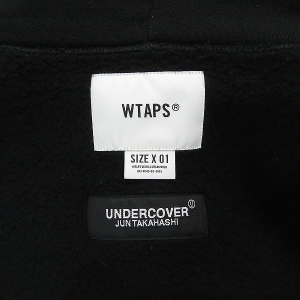 実際に弊社で買取させて頂いたWTAPS×UNDERCOVER/ダブルタップス×アンダーカバー 21AW  HOOD 212ATUCD-CSM02S/01の画像 5枚目