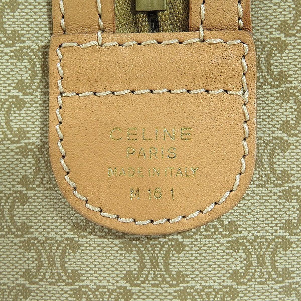 実際に弊社で買取させて頂いたCELINE/セリーヌ マカダム柄 ハンドバッグ/ミニボストンバッグ の画像 5枚目