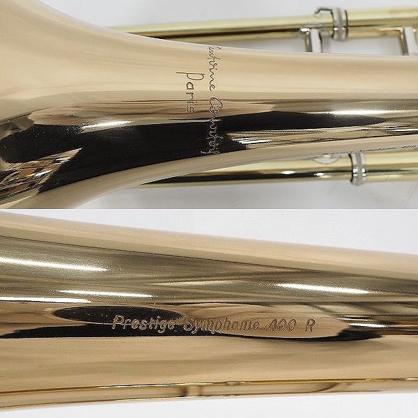 実際に弊社で買取させて頂いた★Antoine Courtois/アントワンヌ・クルトワ 400 Prestige Symphonie テナーバストロンボーン太管 セミハードケース付の画像 4枚目