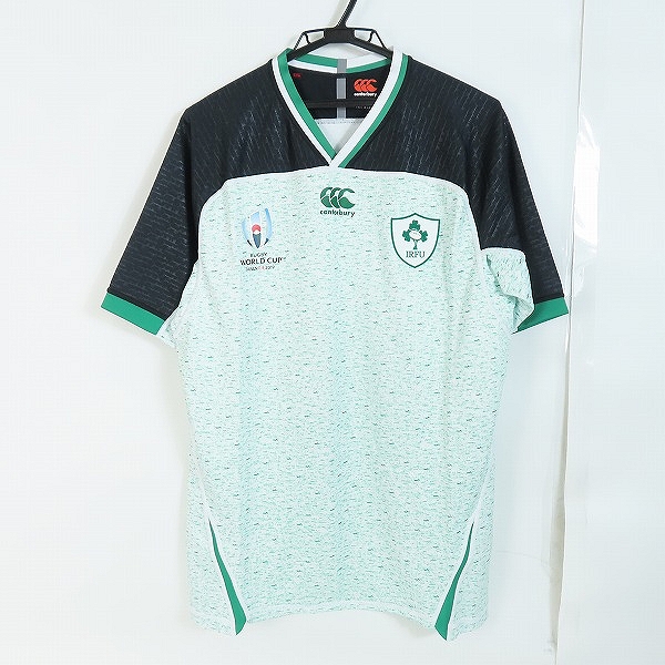 実際に弊社で買取させて頂いたCANTERBURY/カンタベリー 2019年 ラグビーワールドカップ アイルランド代表 ホームラグビージャージ M