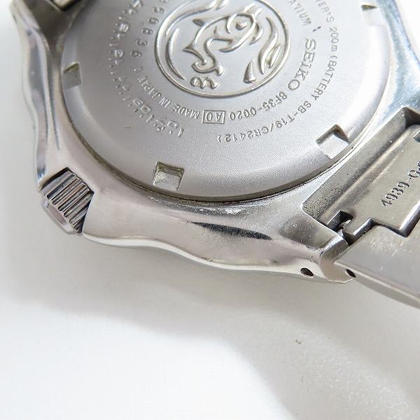 実際に弊社で買取させて頂いたSEIKO/セイコー PERPETUAL CALENDAR/パーペチュアルカレンダー 腕時計/ウォッチ 8F35-0020【動作未確認】の画像 6枚目