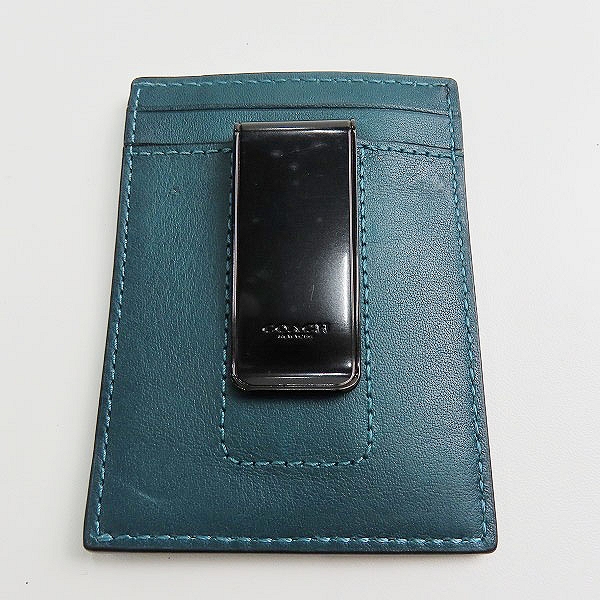 実際に弊社で買取させて頂いたCOACH/コーチ クリップ付き カードケースの画像 1枚目