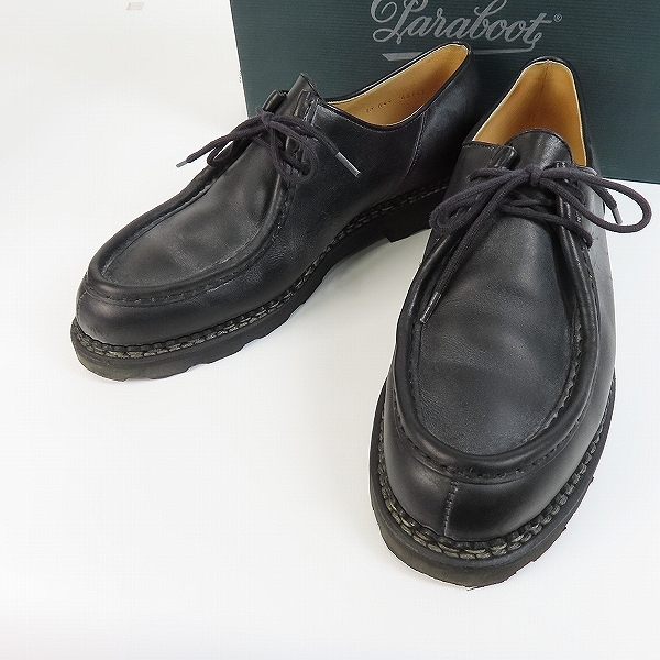 実際に弊社で買取させて頂いたPARABOOT/パラブーツ MICHAEL MARCHE Ⅱ/ミカエル レザーシューズ 715604 44