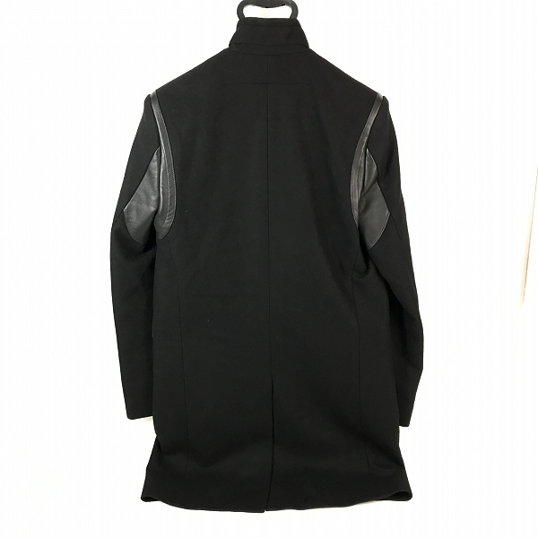 実際に弊社で買取させて頂いた【JPタグ】GIVENCHY/ジバンシー ウールコート 13F 0216 046 黒/48の画像 1枚目