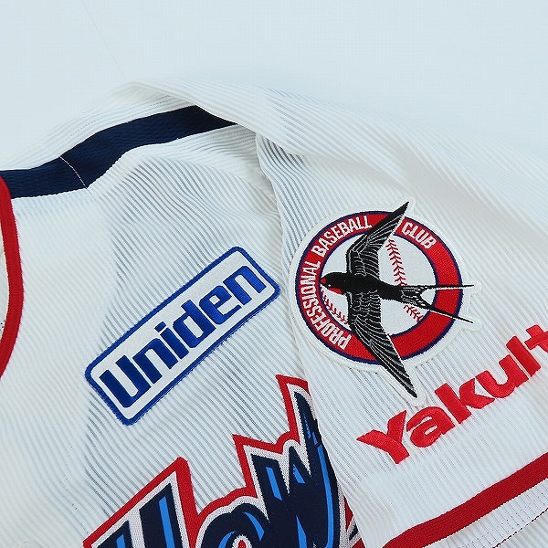 実際に弊社で買取させて頂いたデサント×ビームス 東京ヤクルトスワローズ 2007 NPBマーク レプリカユニフォーム #23 青木宣親の画像 5枚目