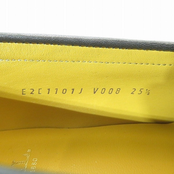 実際に弊社で買取させて頂いたREGAL/リーガル レザー ローファー ブラック V008/25.5の画像 5枚目