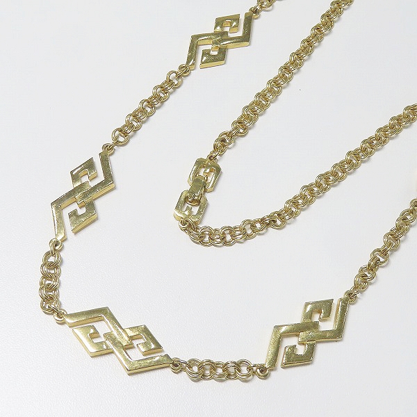 実際に弊社で買取させて頂いたGIVENCHY/ジバンシィ ロゴリンク チェーンネックレス ゴールド