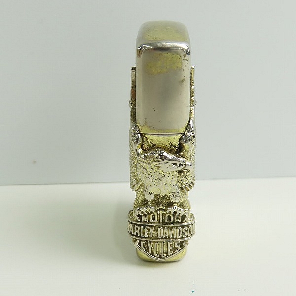 実際に弊社で買取させて頂いたZIPPO/ジッポー Harley-Davidson/ハーレー ダビッドソン サイド イーグル ゴールド/95年製の画像 3枚目