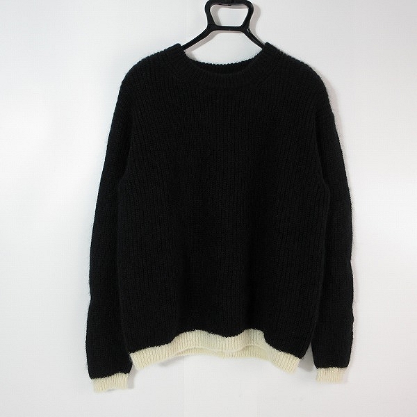 実際に弊社で買取させて頂いたuniform experiment/ユニフォームエクスペリメント モヘア/ウール クルーネックニットセーター UE-192073/2
