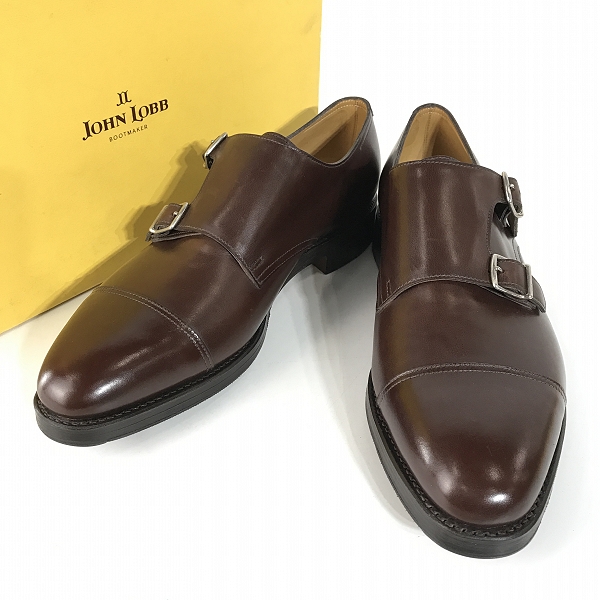 実際に弊社で買取させて頂いたJOHN LOBB/ジョンロブ ウィリアム WILLIAM ダークブラウン ミュージアムカーフ 87966/8.5