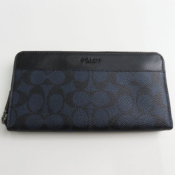 実際に弊社で買取させて頂いたCOACH/コーチ シグネチャー ラウンドジップウォレット/長財布