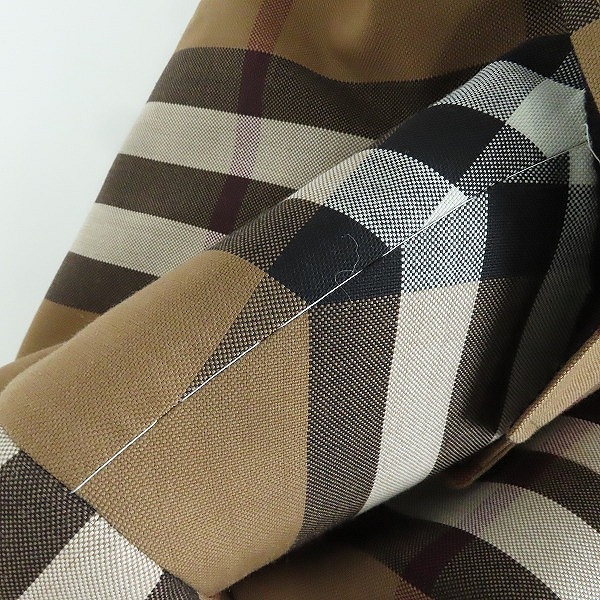 実際に弊社で買取させて頂いたBURBERRY/バーバリー チェック テーラードジャケット 8036696/46Rの画像 7枚目