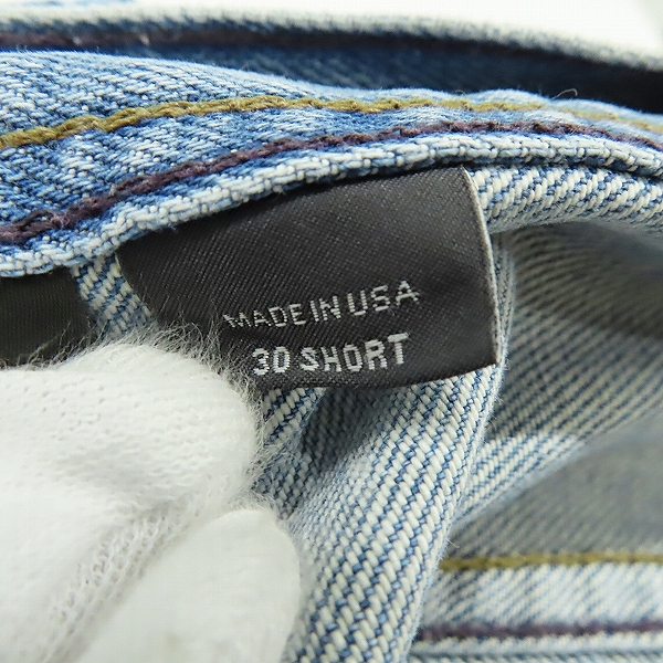 実際に弊社で買取させて頂いた【JPタグ】ARMANI EXCHANGE/アルマーニエクスチェンジ ダメージ加工 デニムパンツ/30の画像 4枚目