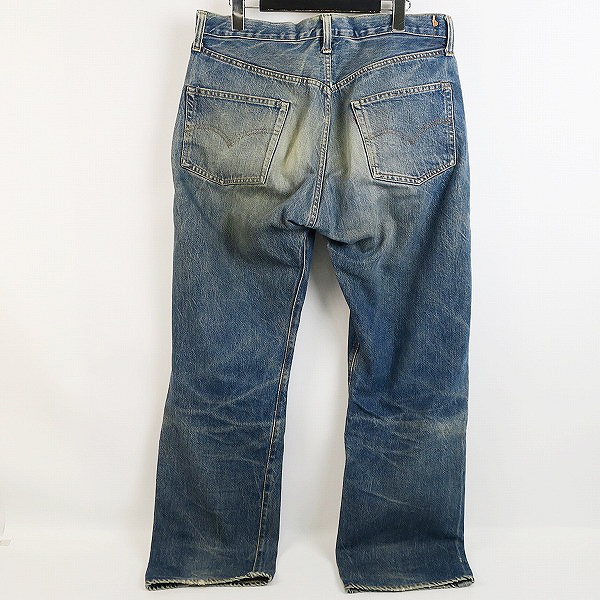 実際に弊社で買取させて頂いた【難あり】LEVIS/リーバイス 80s 501 66後期 ボタン裏6  ストレートデニム W38L33 の画像 1枚目