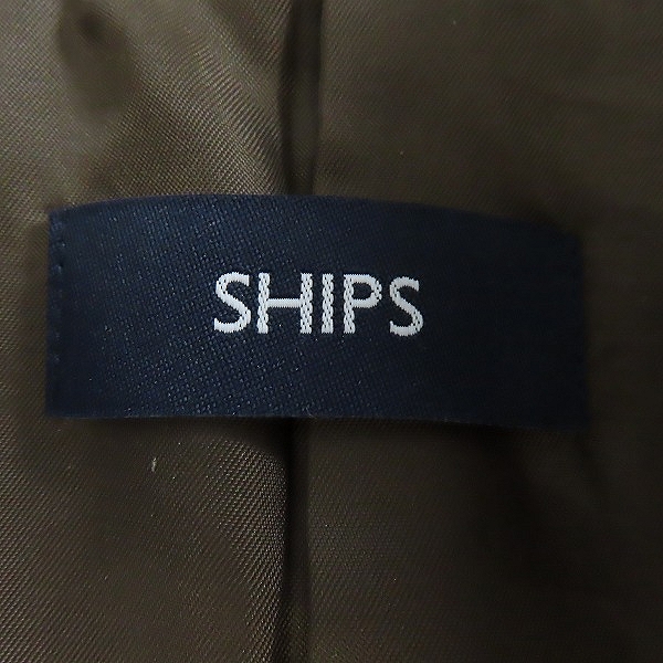 実際に弊社で買取させて頂いたSHIPS/シップス ウール シャギー ボンディング ラグランコート 114-16-0049/XLの画像 2枚目