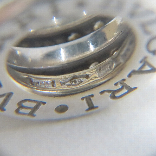 実際に弊社で買取させて頂いたBVLGARI/ブルガリ B-ZERO1/ビーゼロワン 750/K18WG×ダイヤモンド ペンダントトップの画像 5枚目